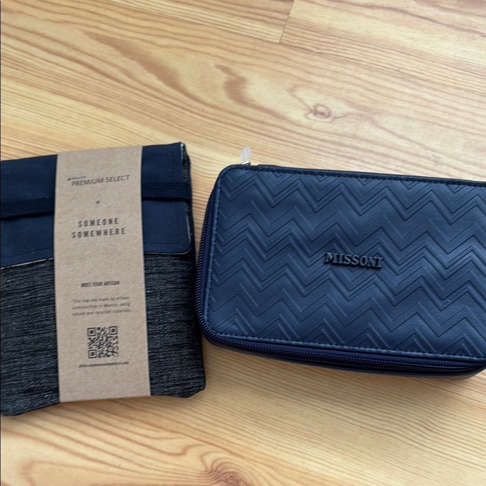 Missoni Blue Quilted Toiletry Bag Delta one with premium select someone somewh